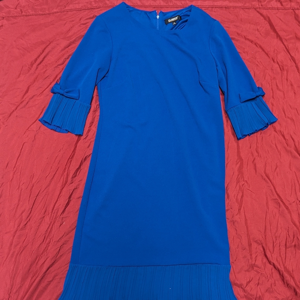 Size 12 Women's Glamour Blue Dress